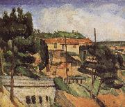 Paul Cezanne Railway Bridge Germany oil painting artist